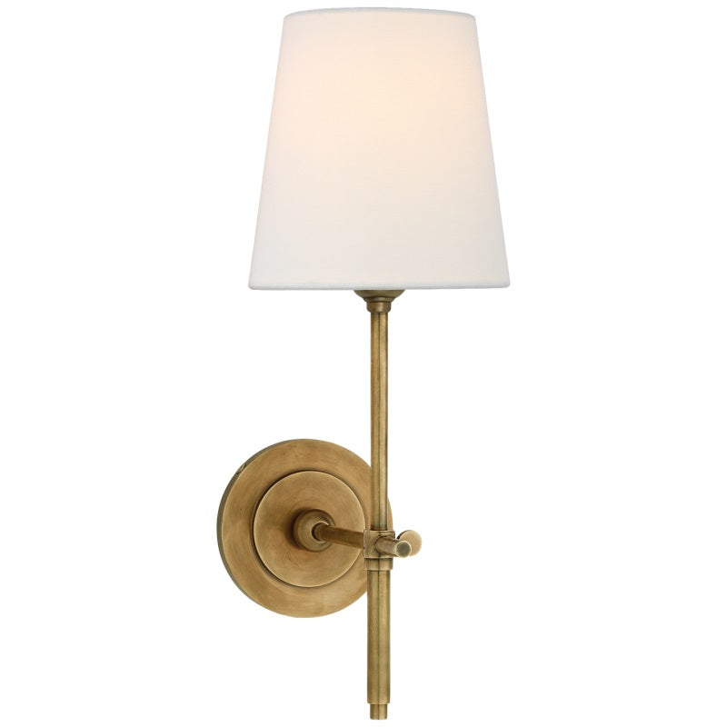 Dotores Wall Lamp Brass Fabric