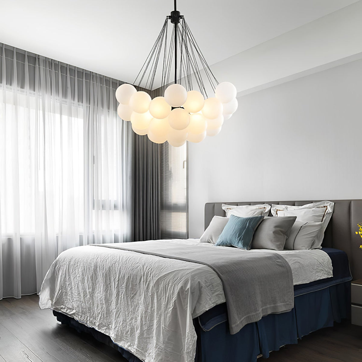 Pugusel Glass Globe Pendant Light Bubble