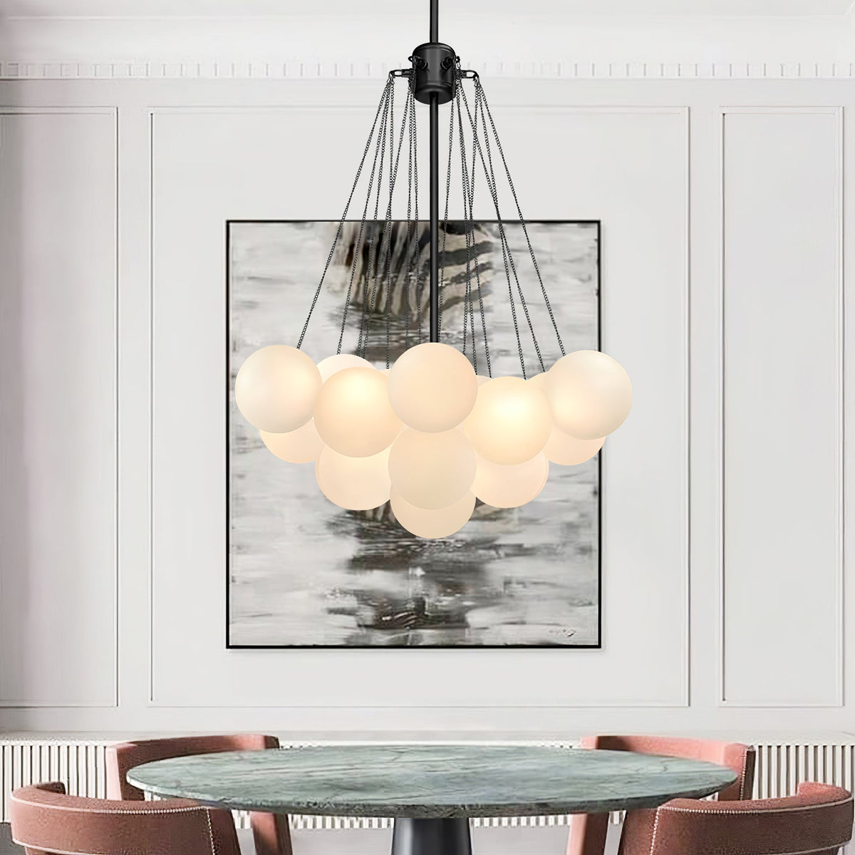 Pugusel Glass Globe Pendant Light Bubble