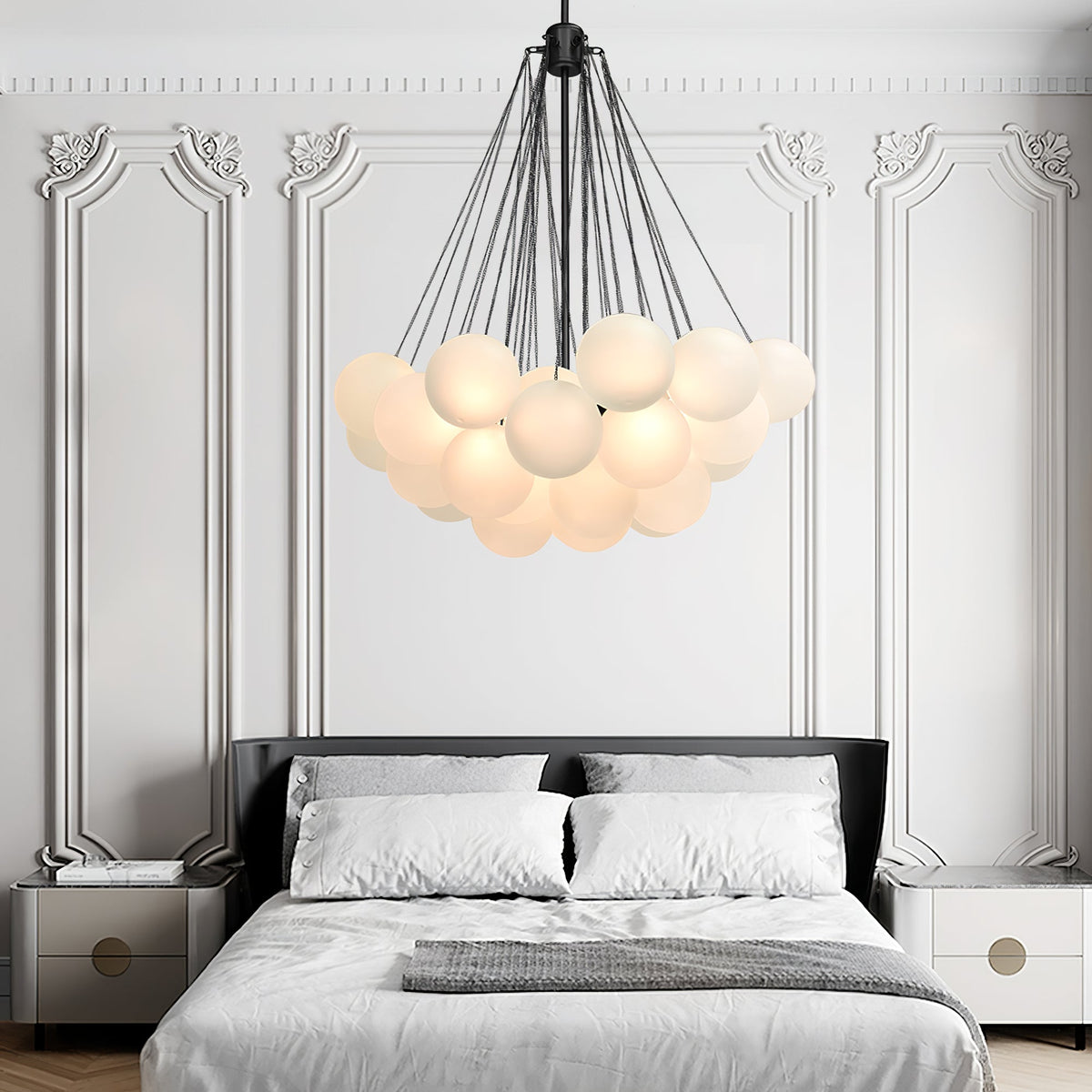 Pugusel Glass Globe Pendant Light Bubble