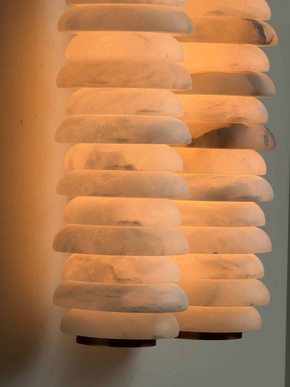 Calla Twin Alabaster Sconce
