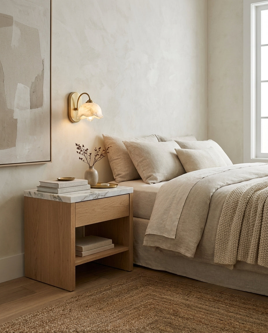 Oakenford Alabaster Wall Sconce
