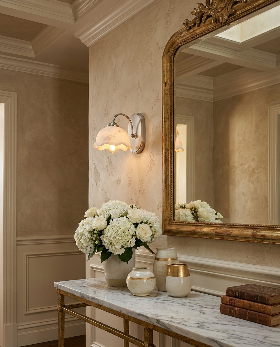 Oakenford Alabaster Wall Sconce