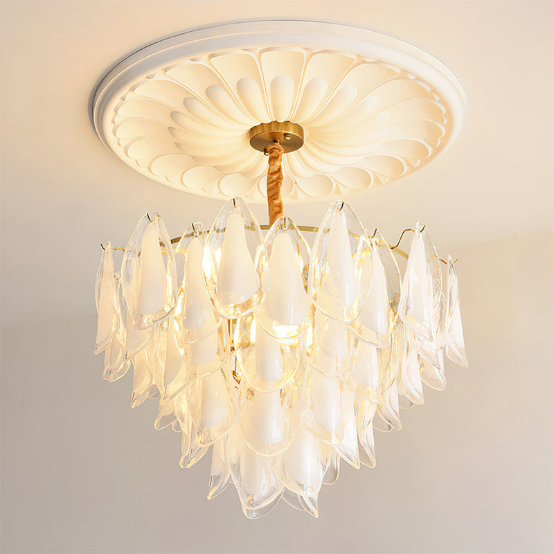 Celeella Glass Petal Chandelier