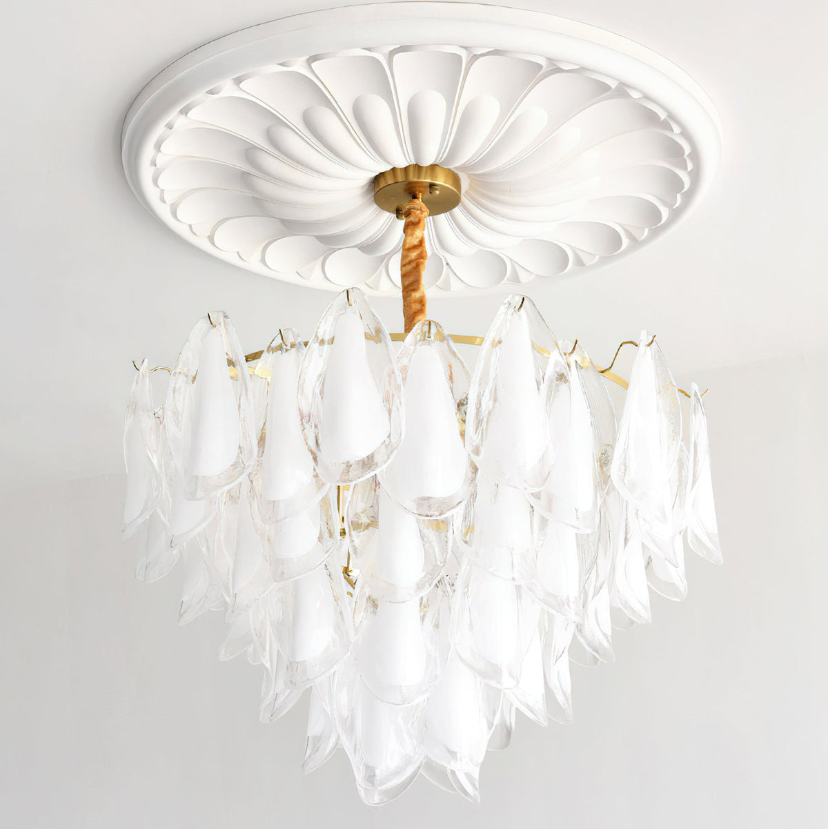 Celeella Glass Petal Chandelier