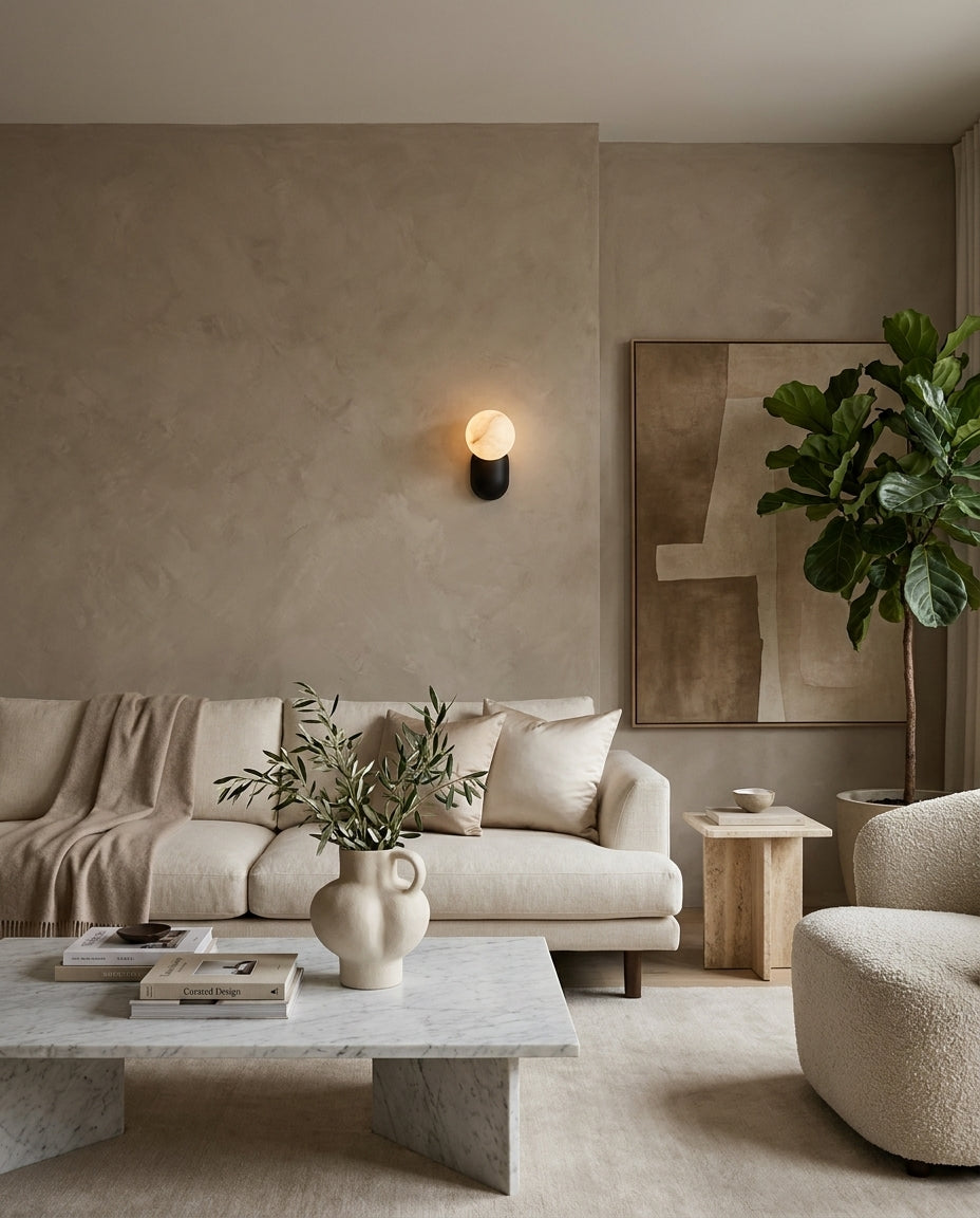 Keststone Alabaster Wall Sconce