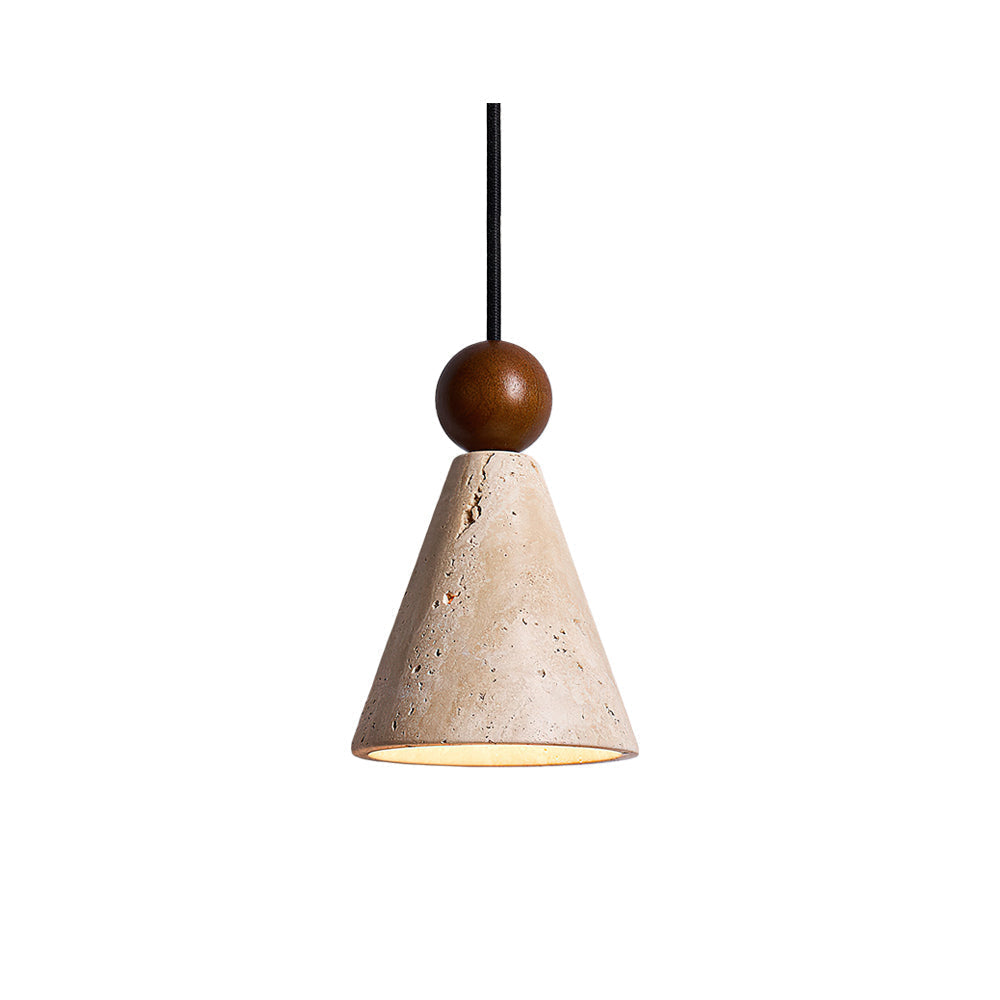 Canyon Travertine Pendant Light