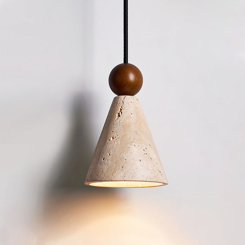 Canyon Travertine Pendant Light