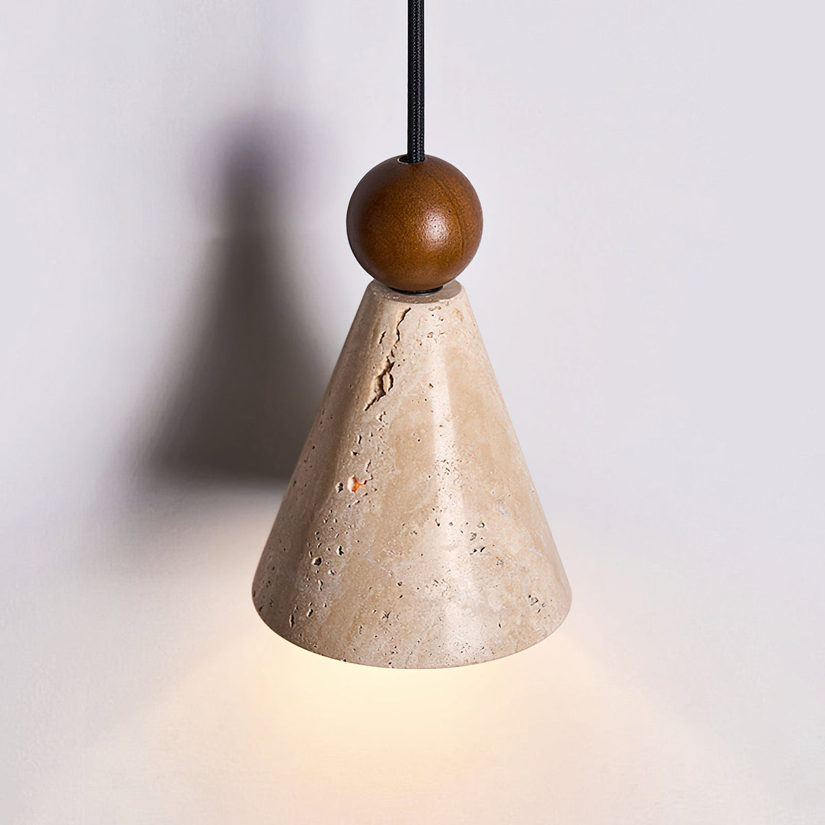 Canyon Travertine Pendant Light