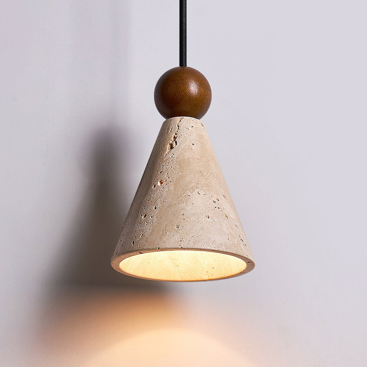 Canyon Travertine Pendant Light