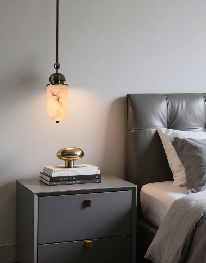 Capsule Alabaster Pendant Lamp