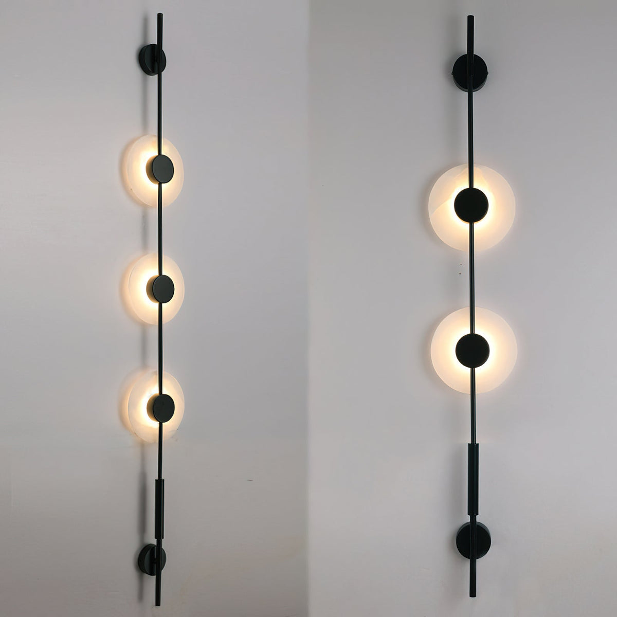 Nivaraya Vertical Alabaster Wall Lamp