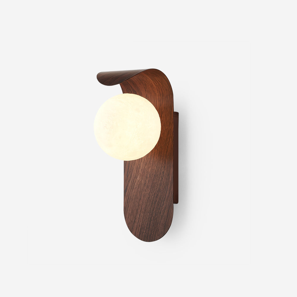 Sovedot Indoor Wall Lamp Wood / Walnut