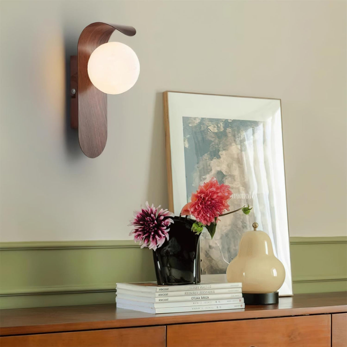 Sovedot Indoor Wall Lamp Wood / Walnut