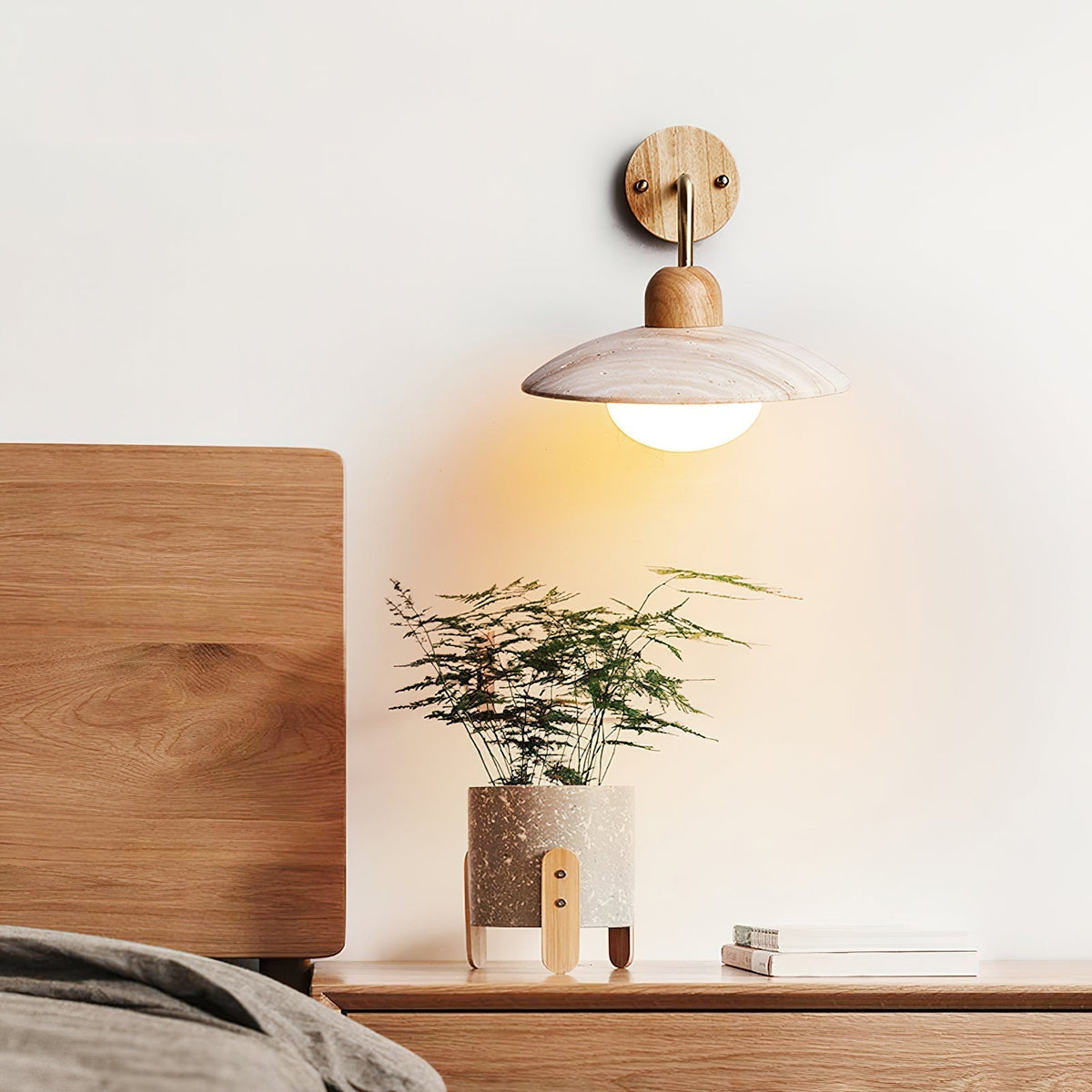 Vumarat Wall Lamp Vintage Travertine