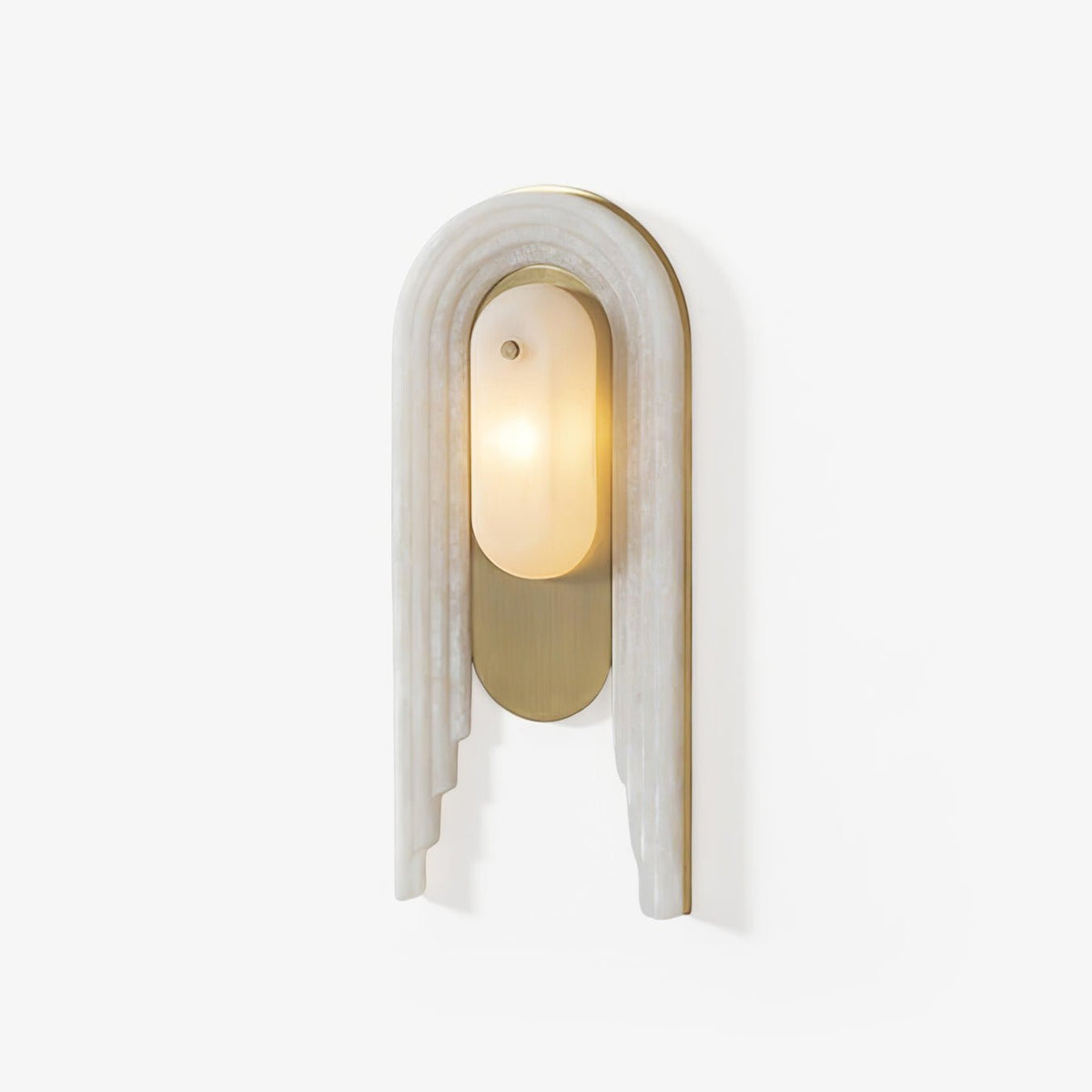 Sytalion Arch Alabaster Wall Light