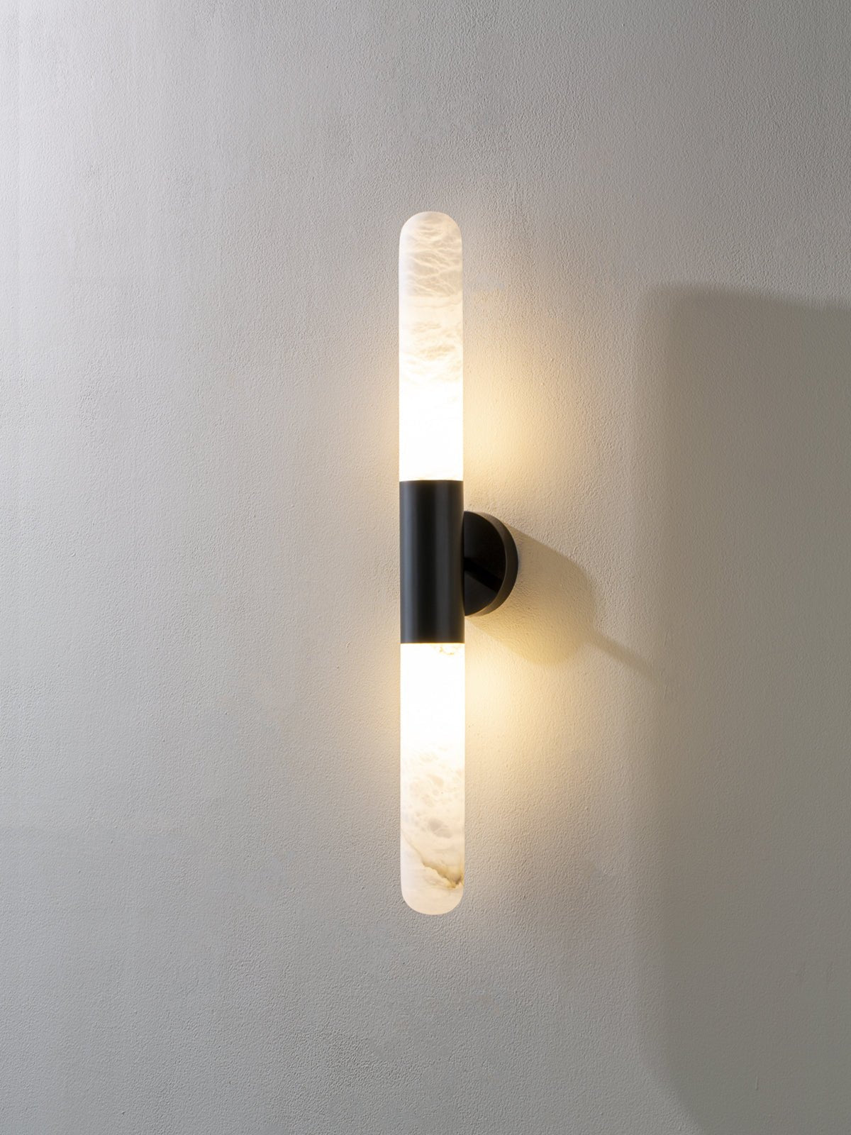 Evtalos Cylinder Alabaster Wall Light