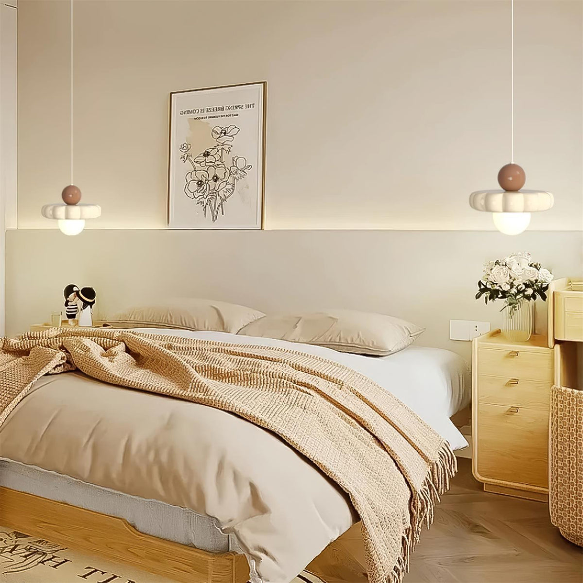 Lumiveria Cute Cream Pendant Light