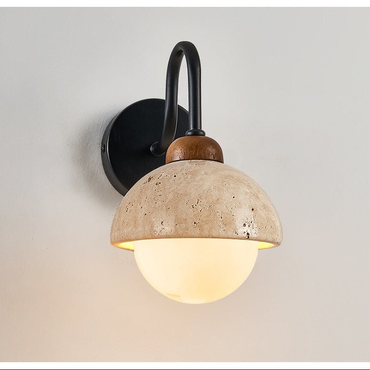 Seraise Travertine Wall Light