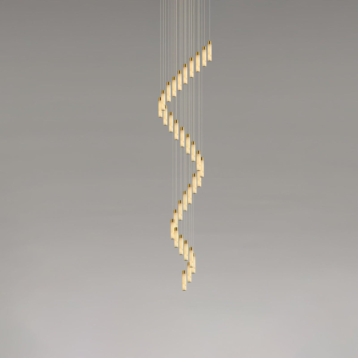 Vobinun Modern Alabaster Pendant Chandelier