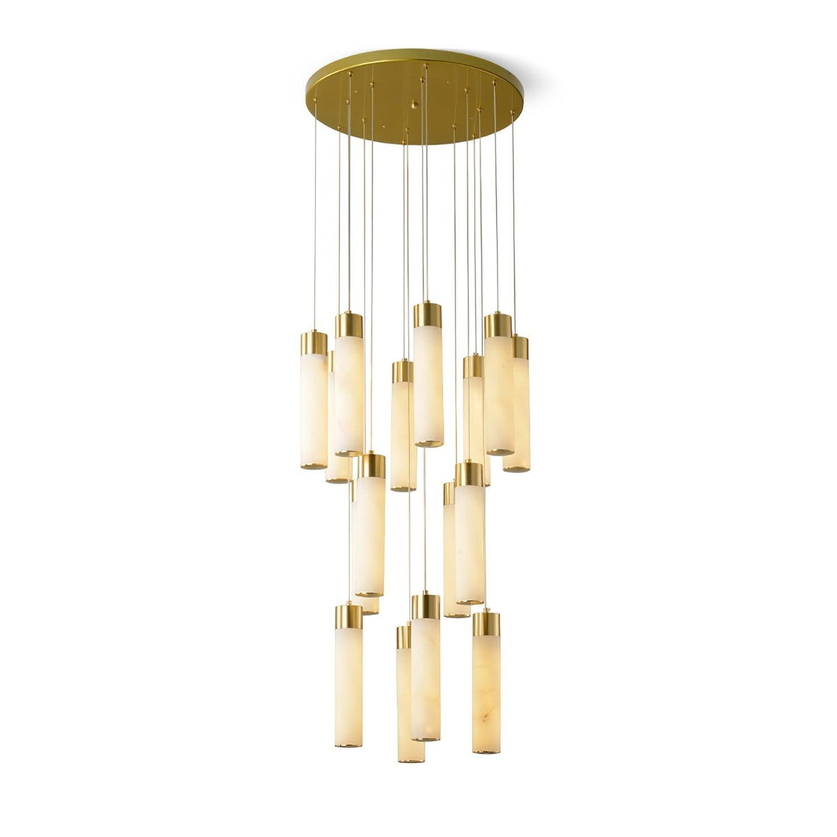 Vobinun Modern Alabaster Pendant Chandelier