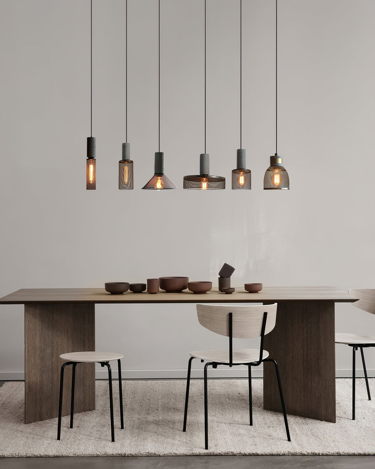 Lumeraine Cement Mesh Pendant Light