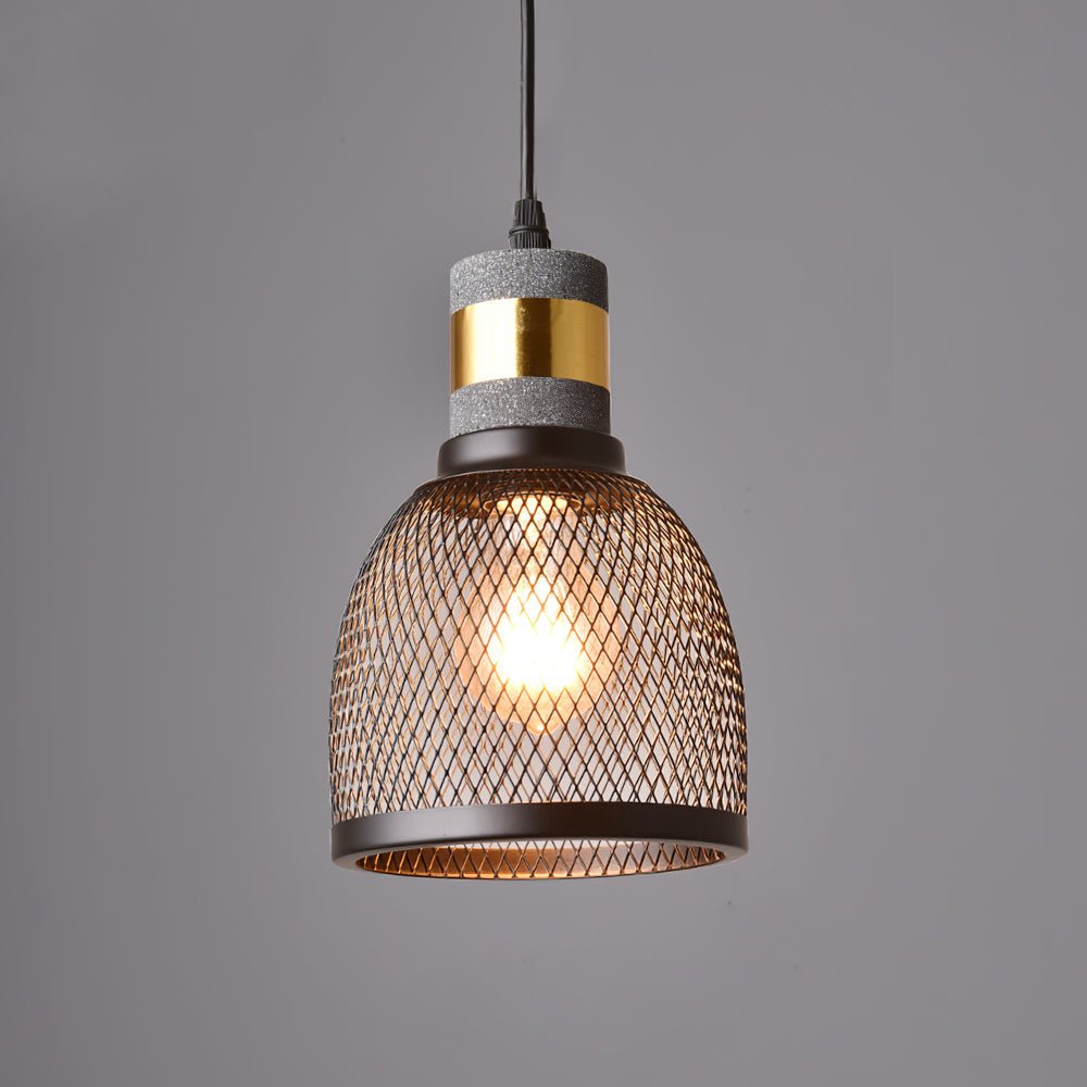 Bellwick Cement Mesh Pendant Light