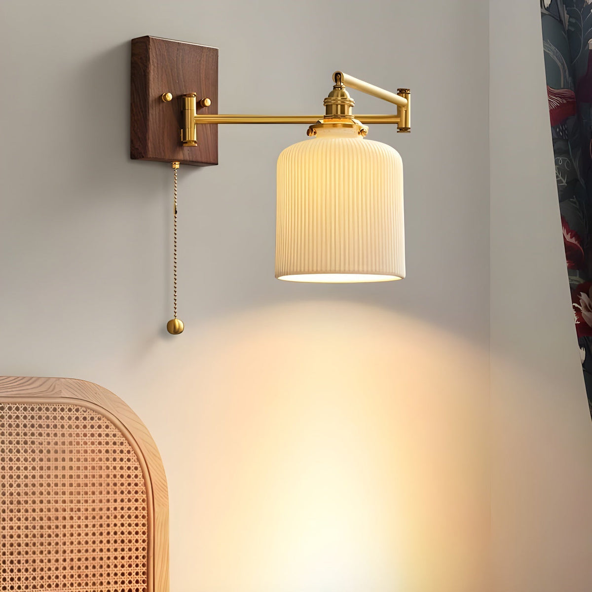 Elioaya Wall Lamp Unique Geometry Ceramic Metal