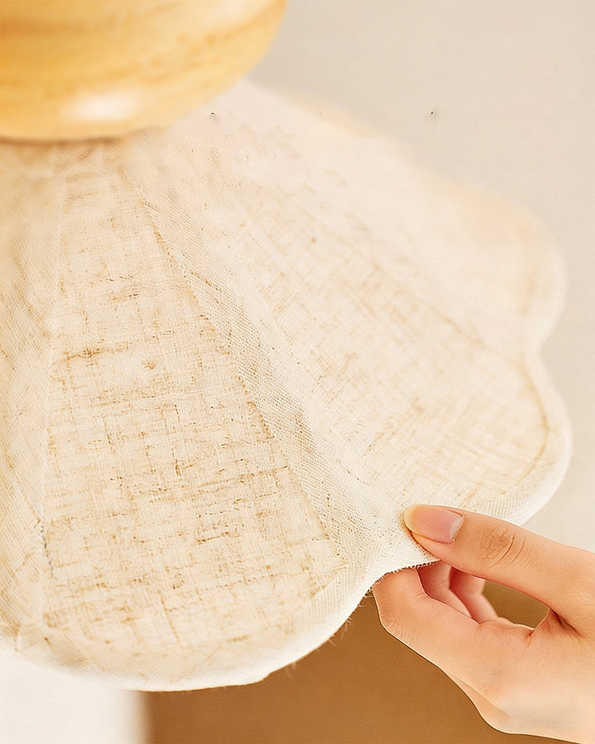 Linalora Thalor Pleated Fabric Sconce