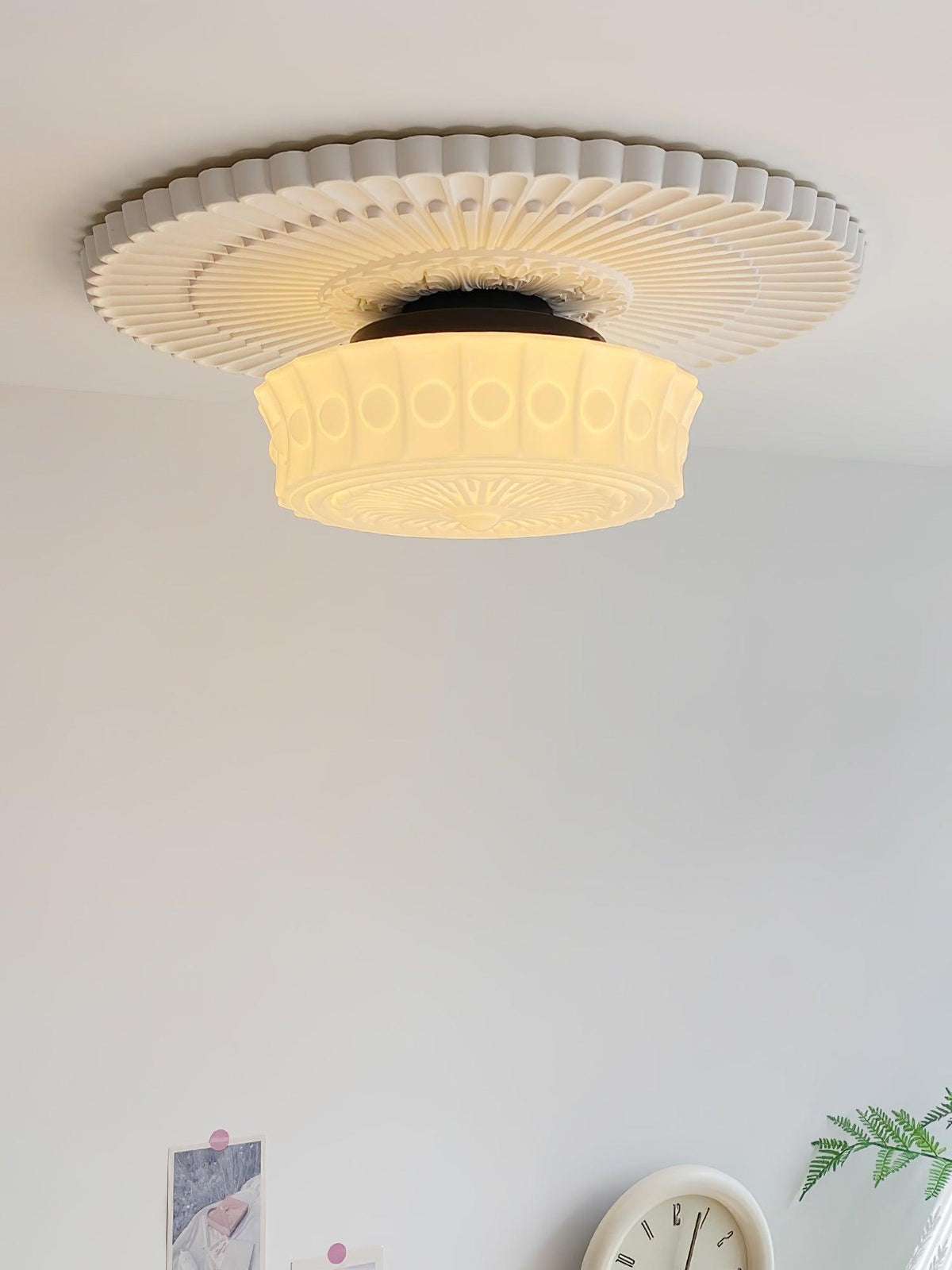Norvale Vintage Flush Mount Ceiling Light