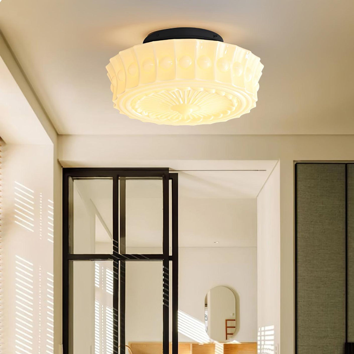 Fuliber Glass Ceiling Light