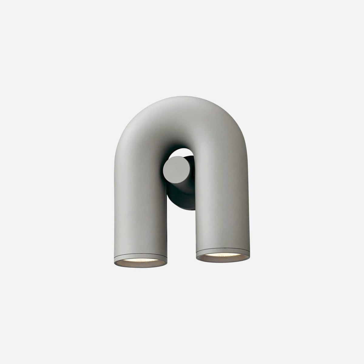 Futemos Wall Lamp U-shaped Design LED Metal, Black/Blue/Gray/Red, Bedroom