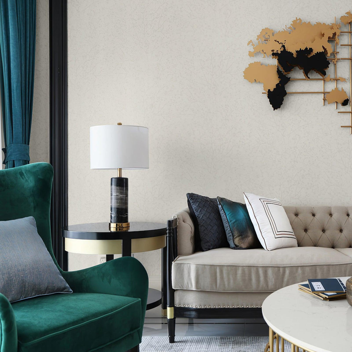 Aclo Modern Marble Table Lamp