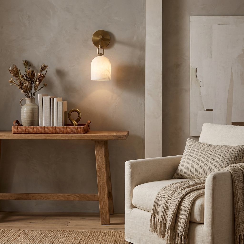 Davenhurst Alabaster Wall Sconce
