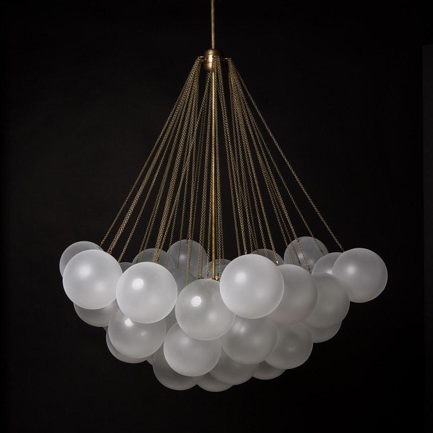 Pugusel Glass Globe Pendant Light Bubble