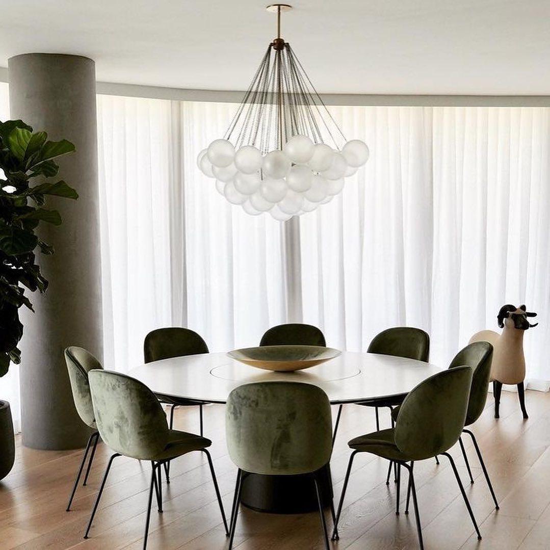 Pugusel Glass Globe Pendant Light Bubble
