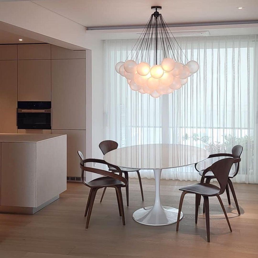 Pugusel Glass Globe Pendant Light Bubble