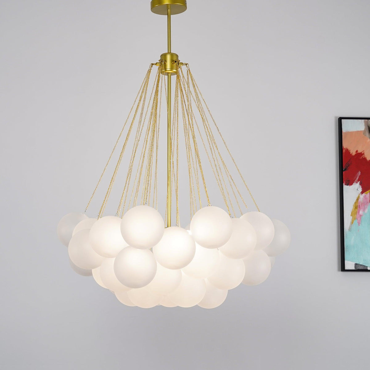 Pugusel Glass Globe Pendant Light Bubble
