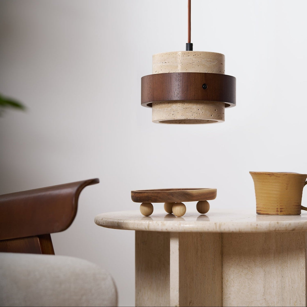 Reribut Pendant Light Travertine