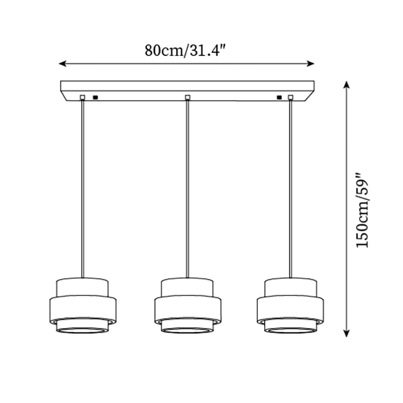Reribut Pendant Light Travertine