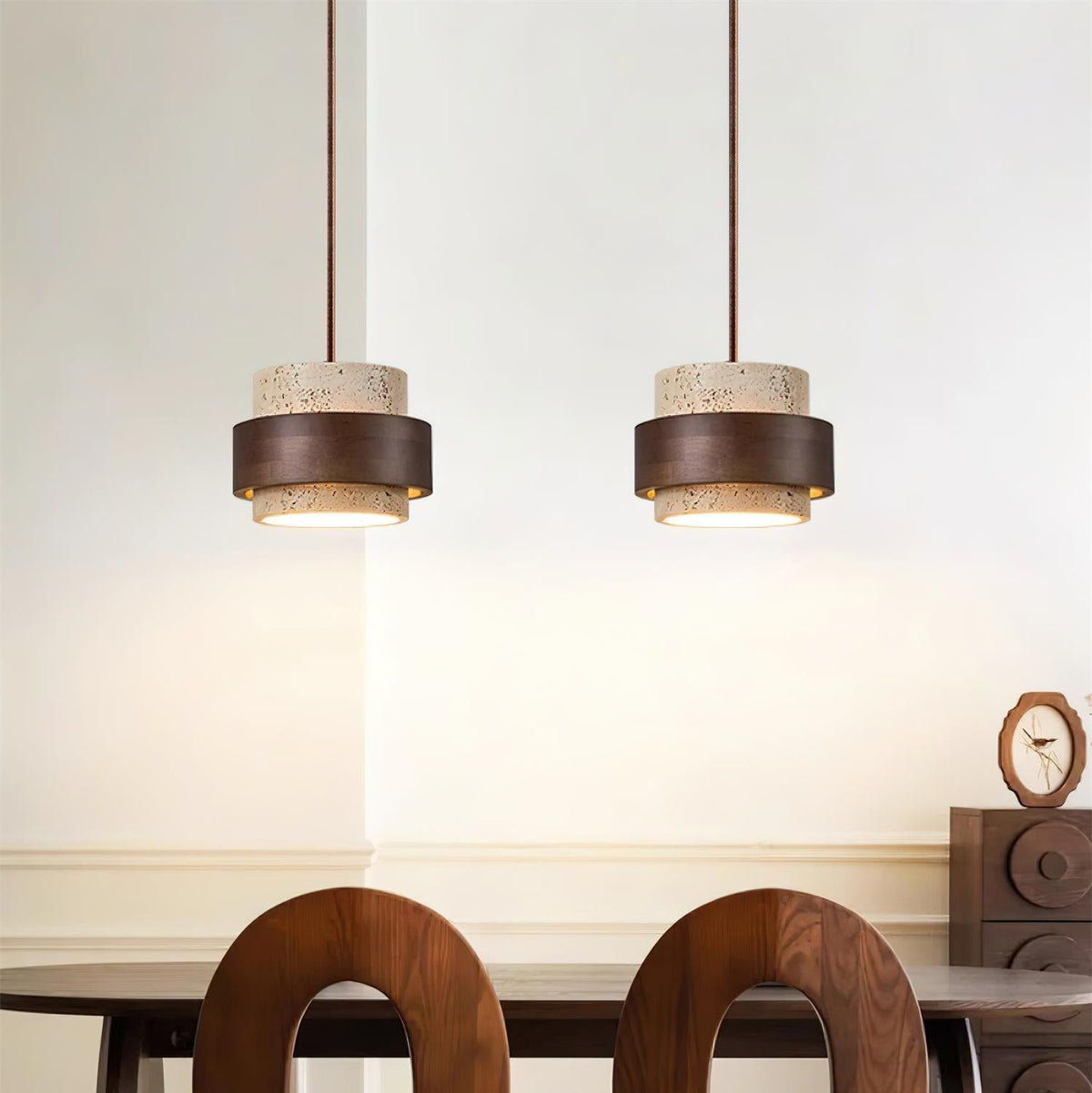 Reribut Pendant Light Travertine