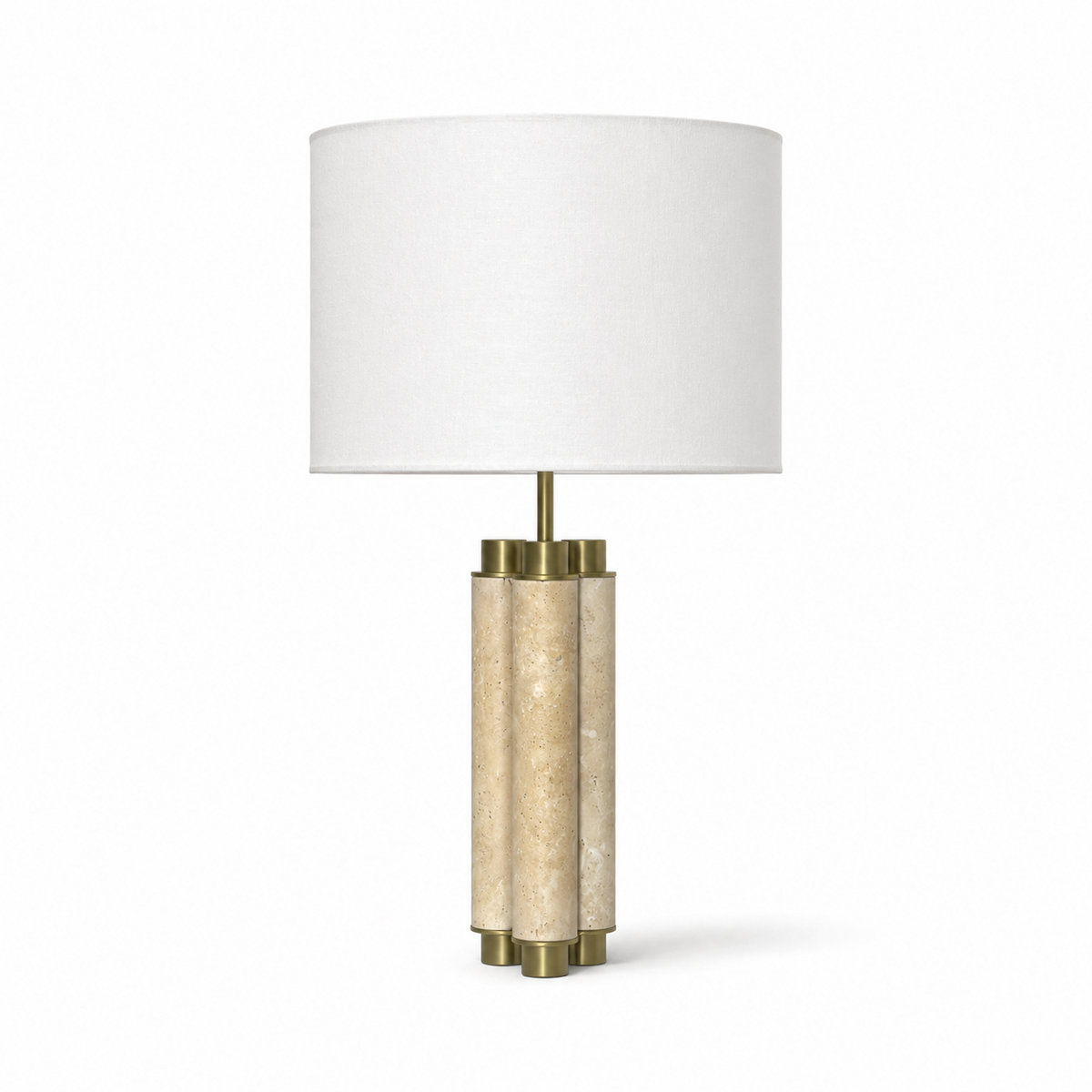 Claudelle Travertine Table Lamp
