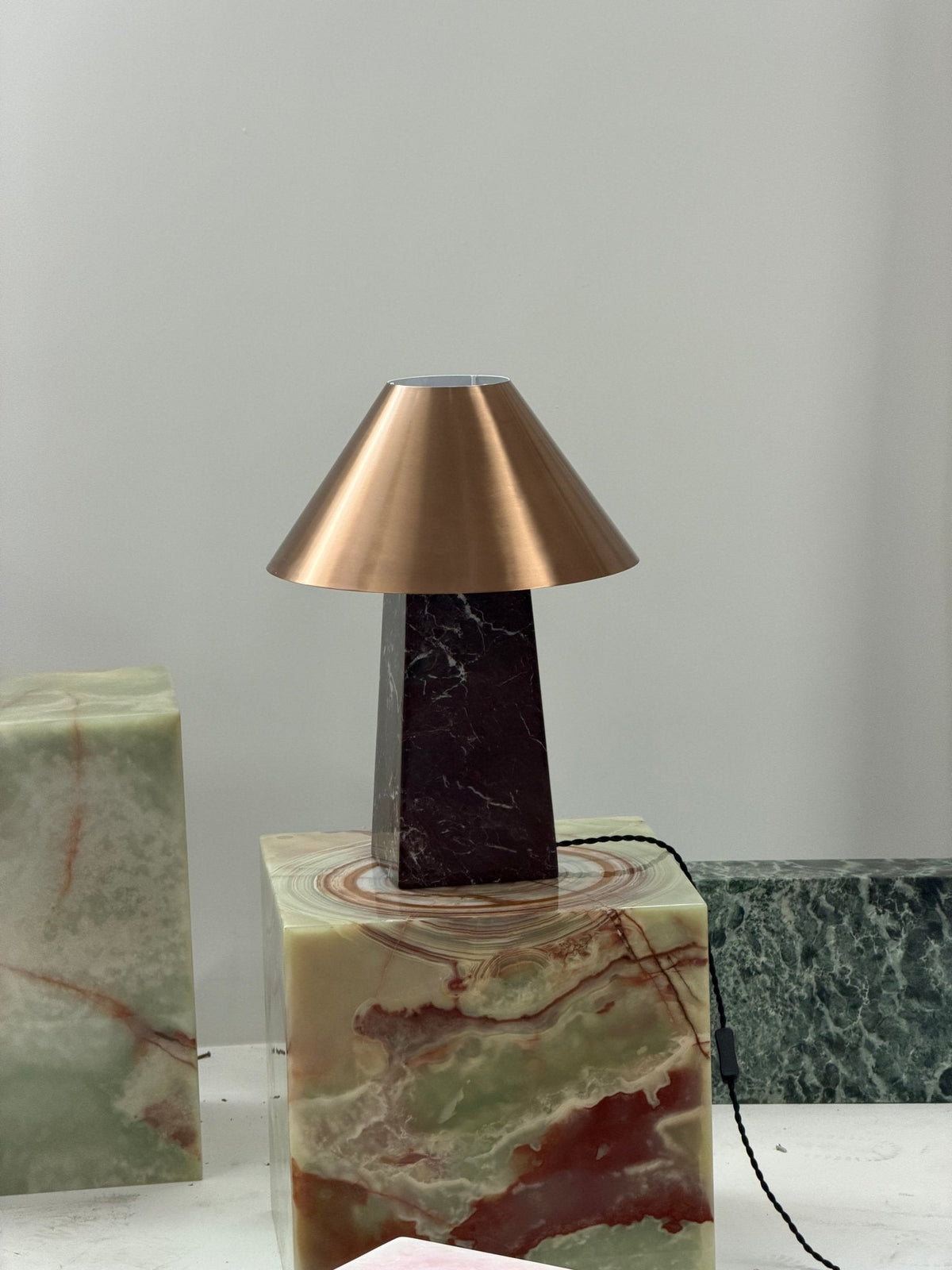 Conic Marble Table Lamp