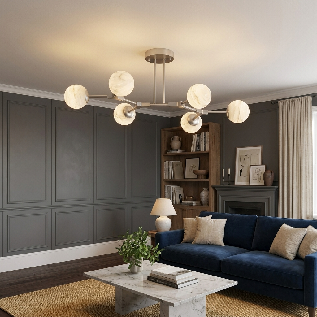 Haverhurst Alabaster Chandelier