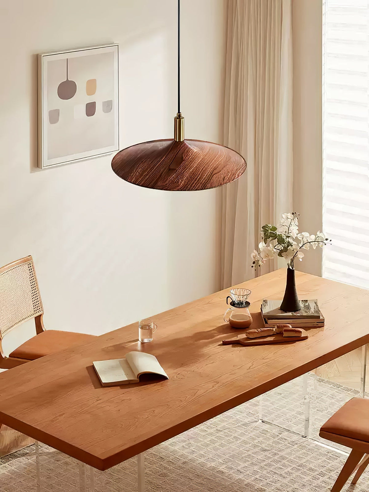 Renalora Crane Swing Arm Pendant Lamp