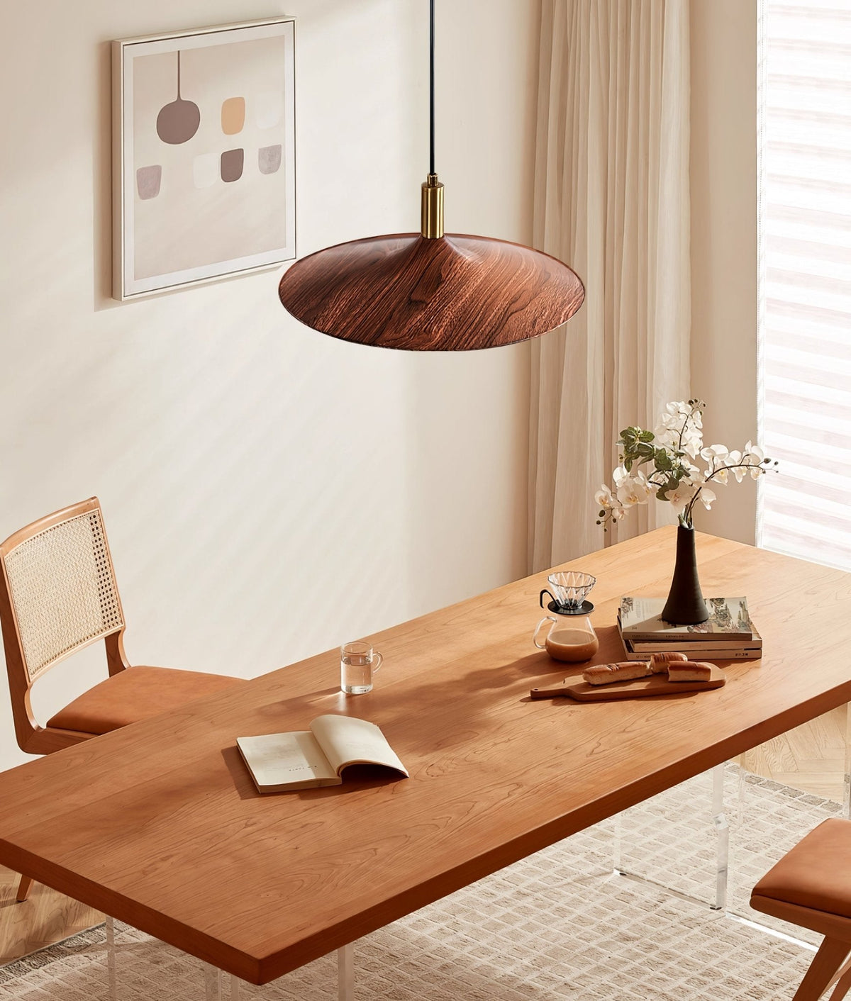 Renalora Crane Swing Arm Pendant Lamp