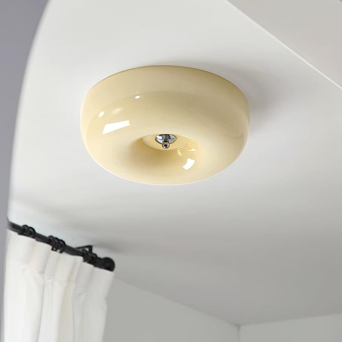 Rosemont Swirl Glass Flush Mount Ceiling Light