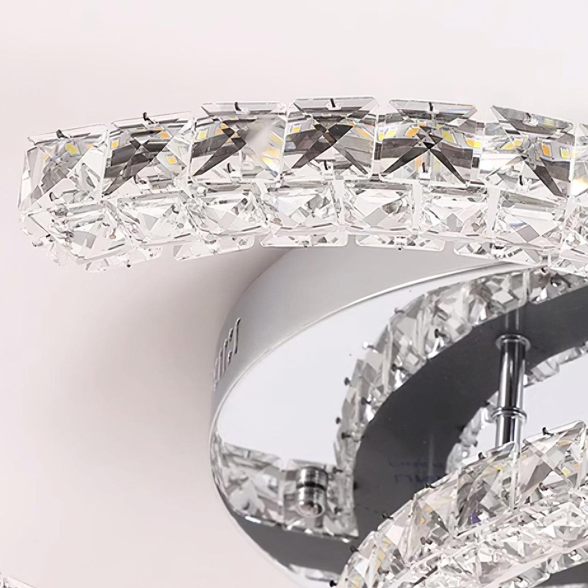 Gikibas Crystal Ceiling Light Double C