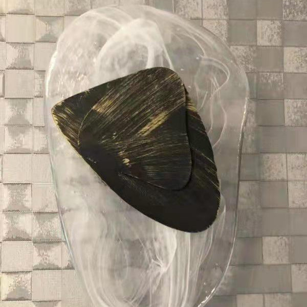 Wuvitos Artistic Black Glass Wall Lamp