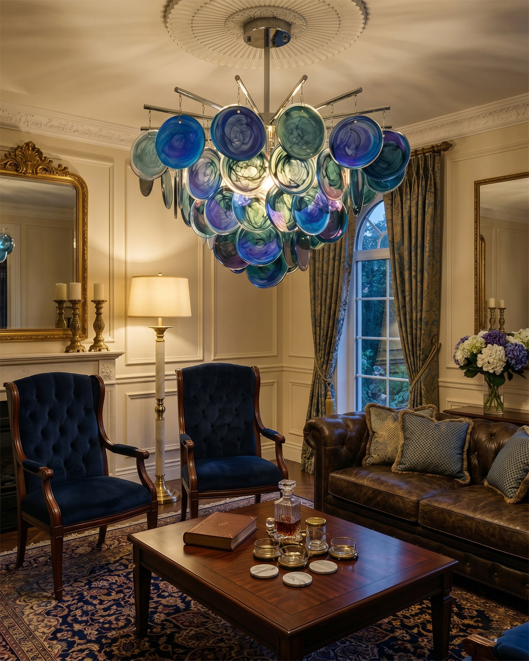 Velalissa Glass Chandelier